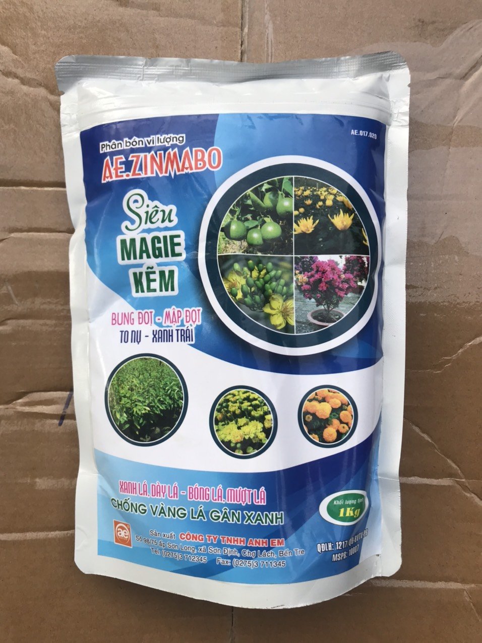 Phân bón trung vi lượng siêu Magie Kẽm loại 1kg 2