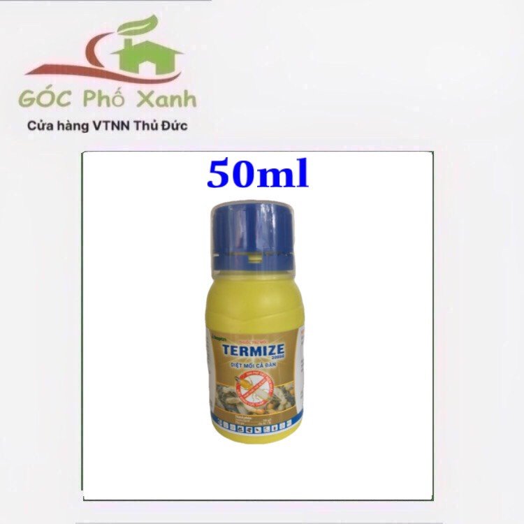 Diệt trừ mối Termize 200SC lọ 50ml. Diệt mối thế hệ mới, ít độc, không mùi. Diệt mối trực tiếp.