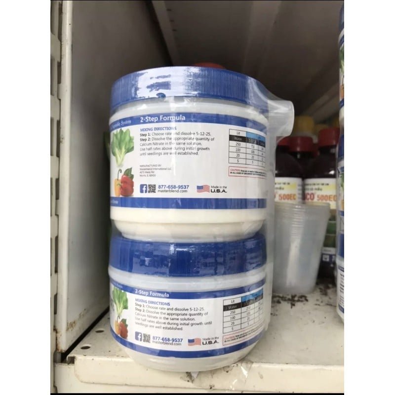 Phân bón thuỷ canh Masterblend nhập khẩu Mỹ set pha 300 Lít 3