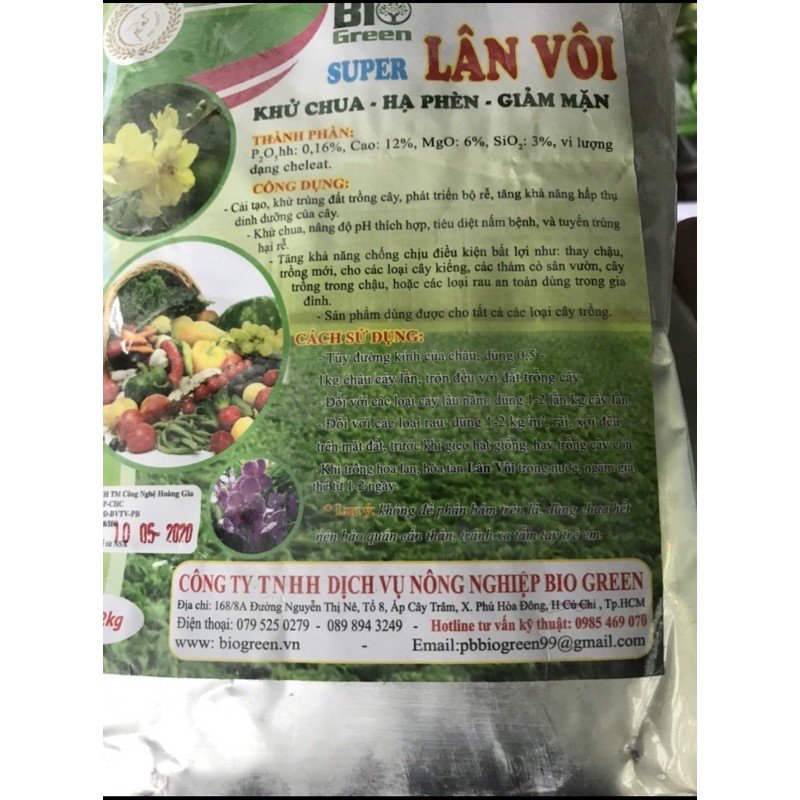 Super Lân Vôi khử chua, hạ phèn, giảm mặn 2