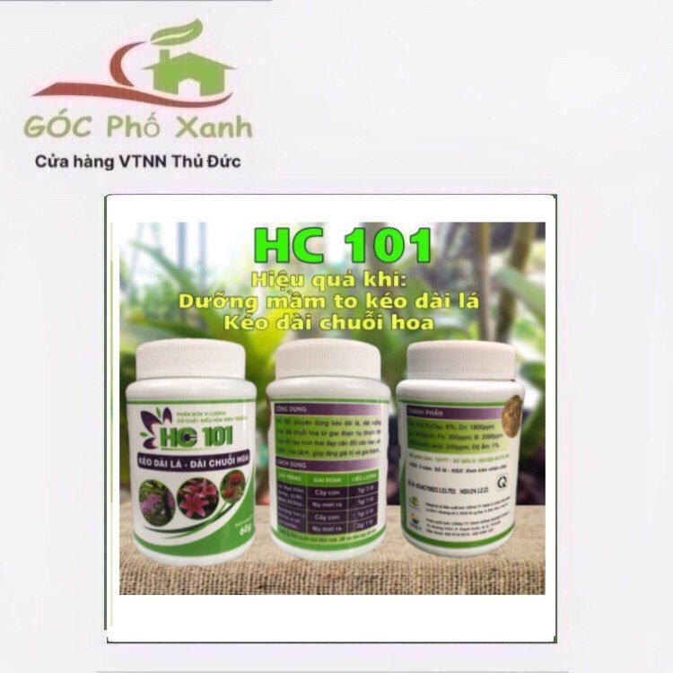 Phân bón lá HC 101 kéo dài lá chuỗi hoa 100gam