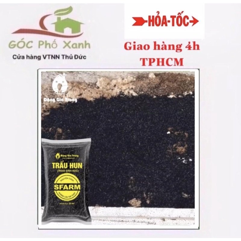 Giá thể trấu hun nguyên cánh SFRAM 20dm3