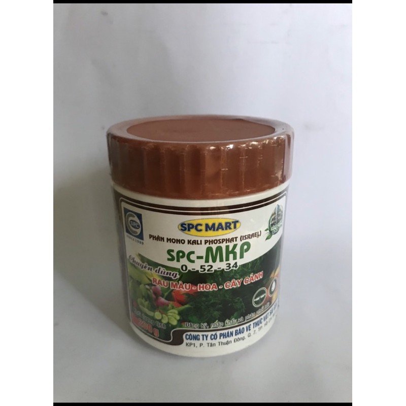 Phân bón MKP-  Mono Kali Phosphat SPC-MKP 200gram 2