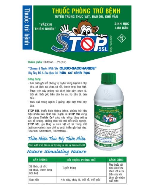 Thuốc trừ tuyến trùng sinh học STOP 3