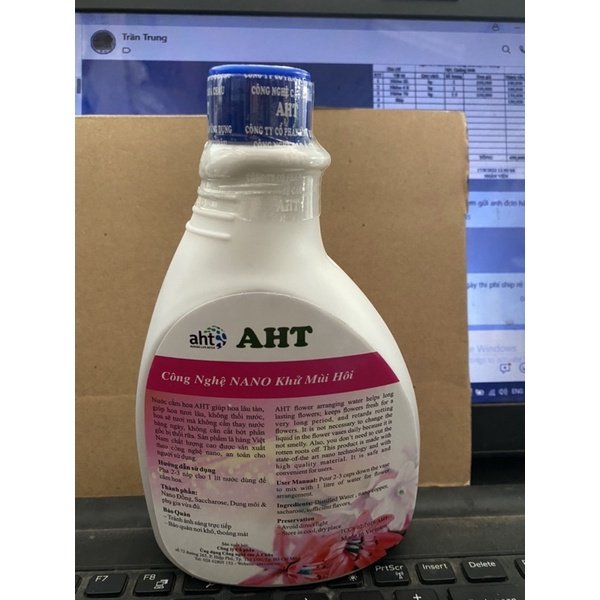 Nước cắm hoa AHT chai 430ml 2