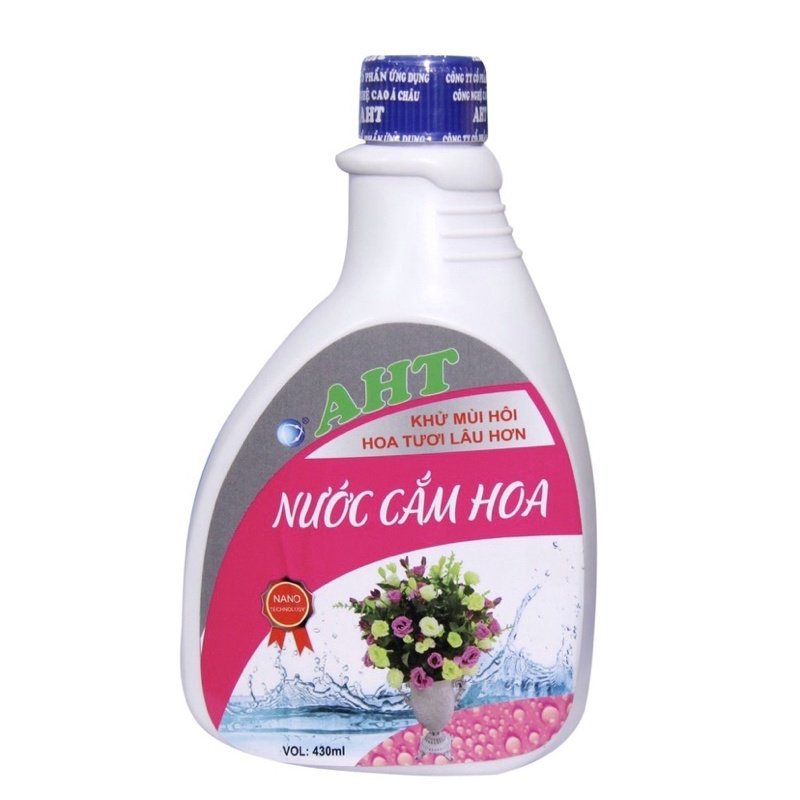 Nước cắm hoa AHT chai 430ml