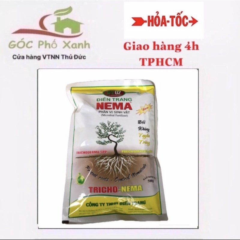 Phân vi sinh vật Trico NEMA Điền Trang gói 500gram, đối kháng tuyến trùng và nấm