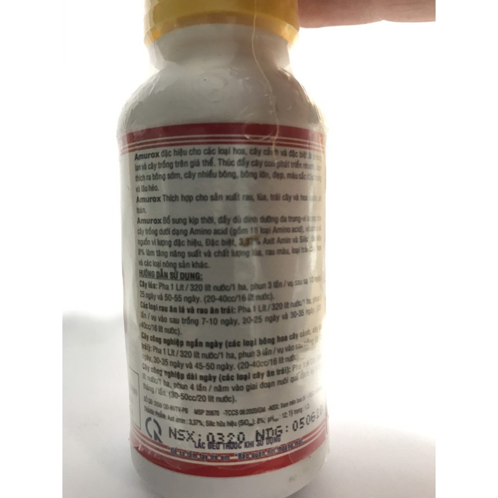 Phân bón lá sinh học Silic Axit Amin Growmore 3