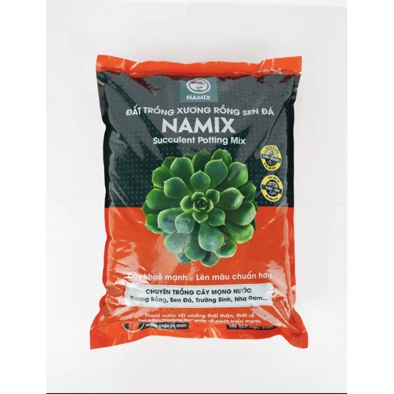 Đất trồng xương rồng sen đá Namix 5dm3 (2,5kg)