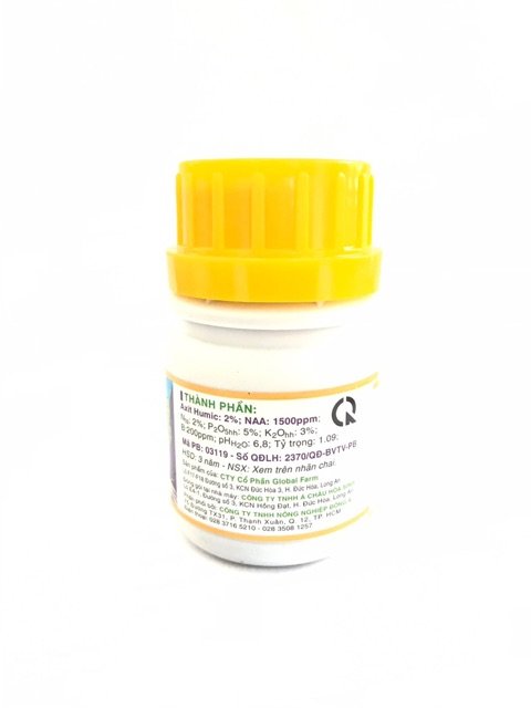 Phân bón lá VK - HUMAT 2-5-3+TE  chai 50ml 2
