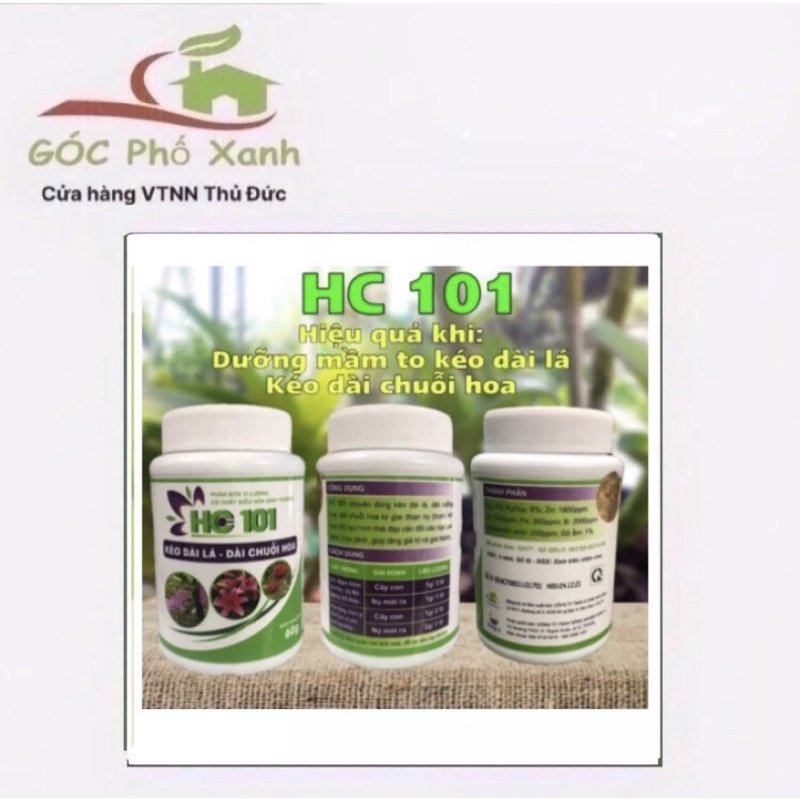 Phân bón lá HC 101 kéo dài lá chuỗi hoa hũ 100gram