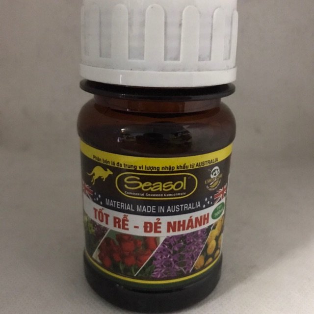 Seasol 100ml tốt rễ đẻ nhánh nguyên liệu 100% từ Australia ra rễ, ra hoa đậu trái, tăng sức đề kháng