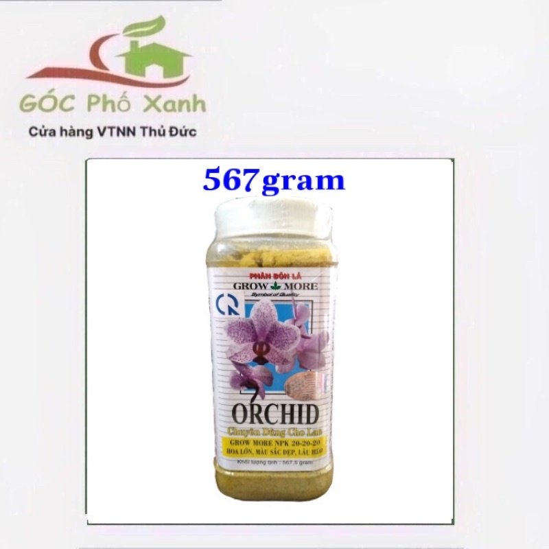 Phân bón lá 20-20-20 ORCHID Growmore chuyên dùng cho lan 567gram