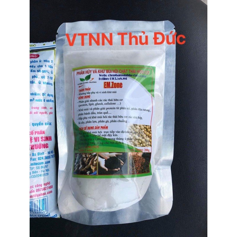 Chế phẩm EM Zone gói 200gram