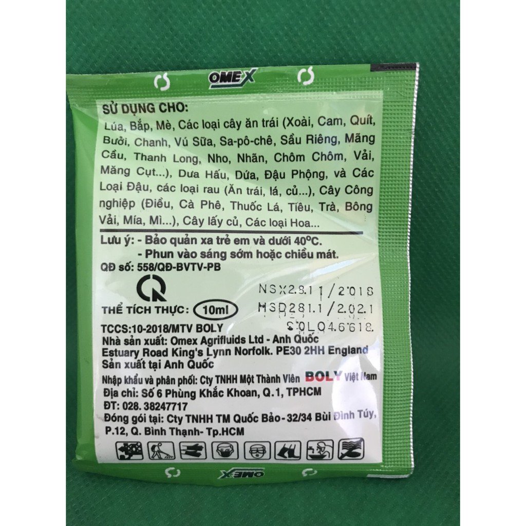 Phân bón trung vi lượng Hi Canxi 2