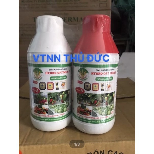 Dinh dưỡng trồng thuỷ canh Hydro Optimum rau củ quả