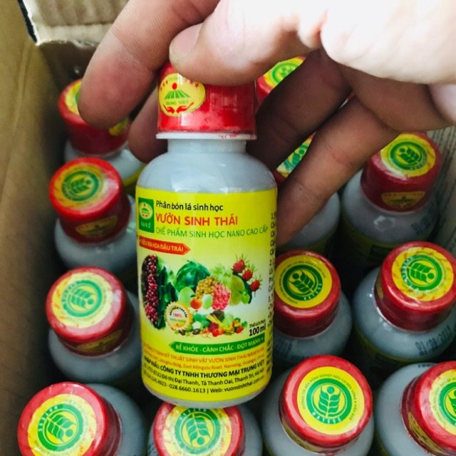Chế phẩm sinh học Vườn sinh thái tốt cho cây trồng.