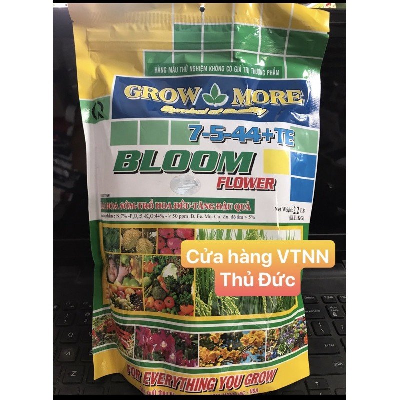 Phân bón Growmore 7-5-44 gói 1kg