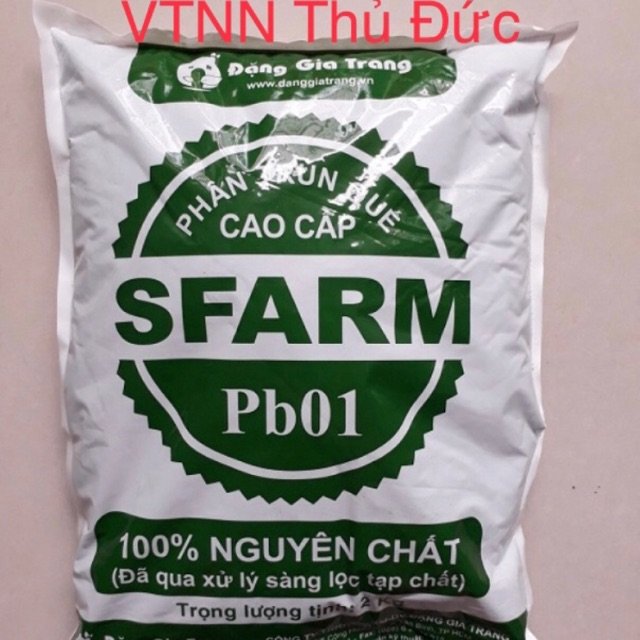 Phân trùn quế nguyên chất Sfarm Đặng Gia Trang 2kg 2