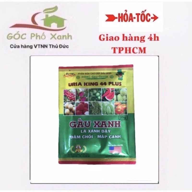 Ra chồi dưỡng lá xanh dày lá Gấu xanh gói 25gram