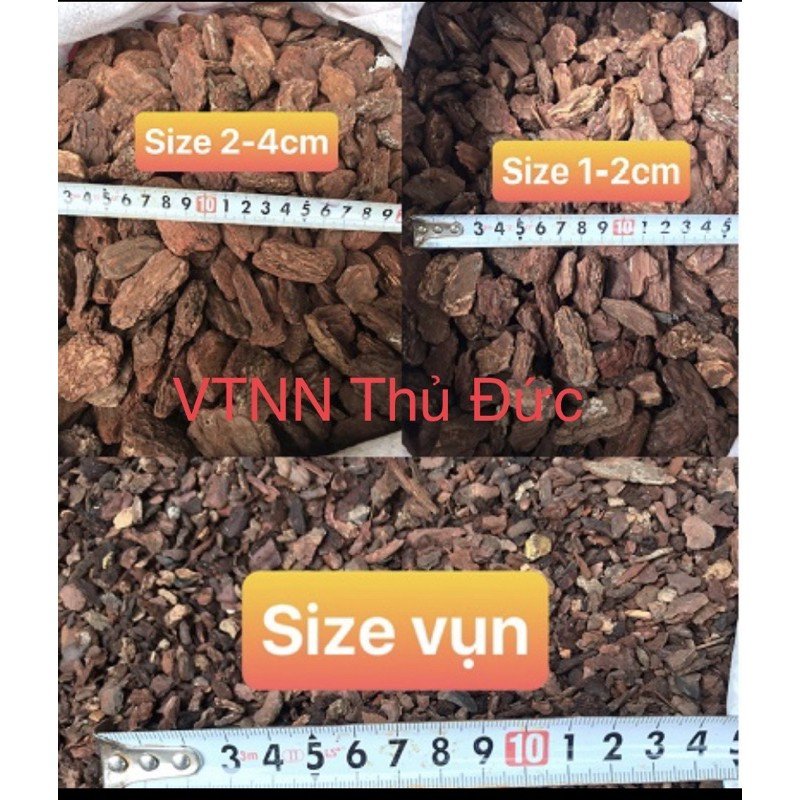Vỏ thông khô trồng lan gói 1kg