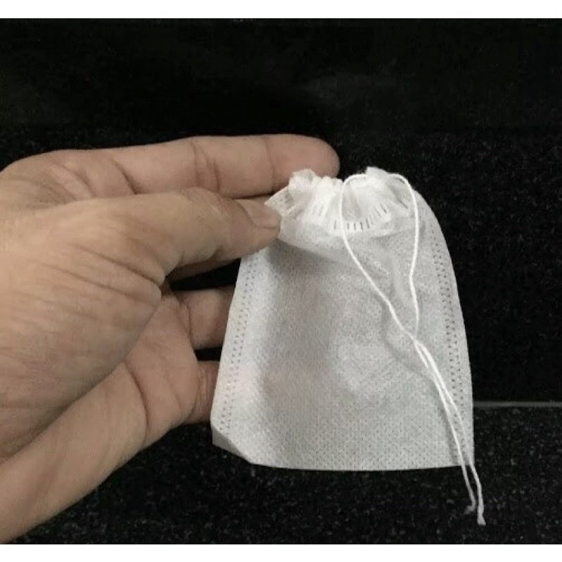 Túi lọc trà đựng phân tan chậm 100 cái 8x10cm 3