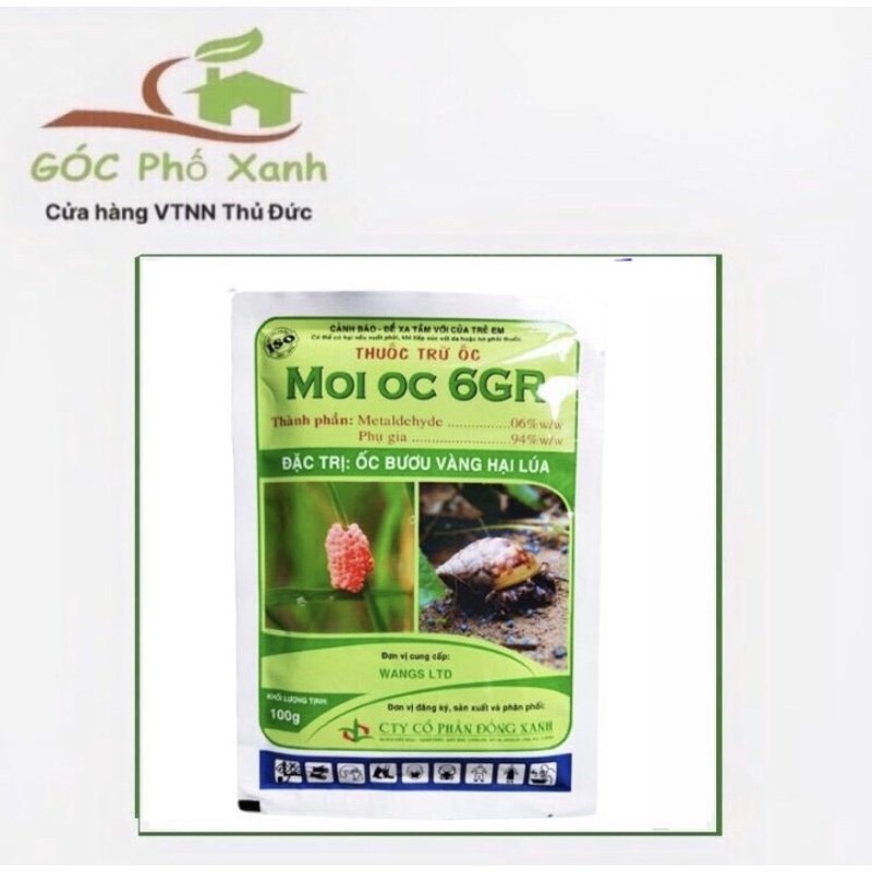 Trừ ốc Moi Oc 6GR gói 100gram