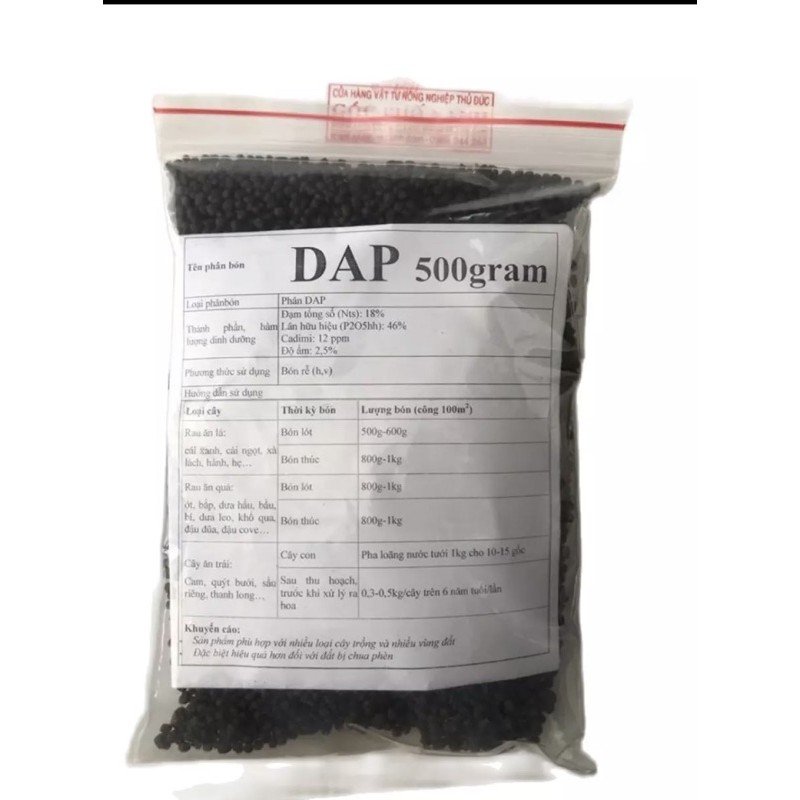Phân DAP gói 500 gram