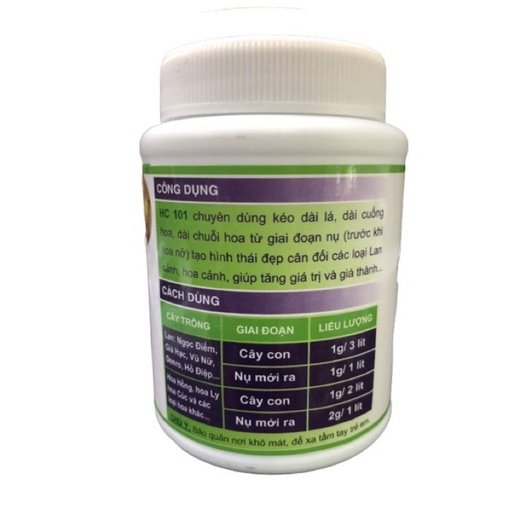 Phân bón vi lượng HC 101 hũ 60gram 3