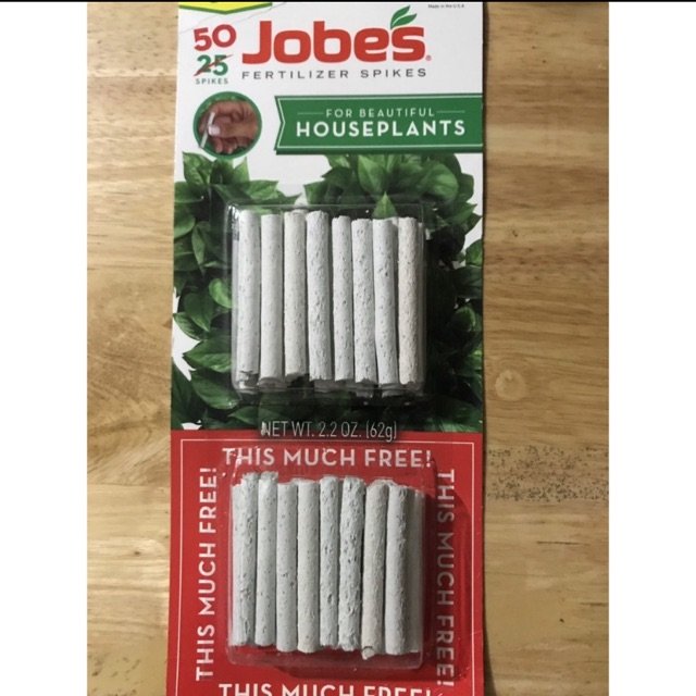 Phân sâu tan chậm Jobes 13-4-5 vỉ 50 que.