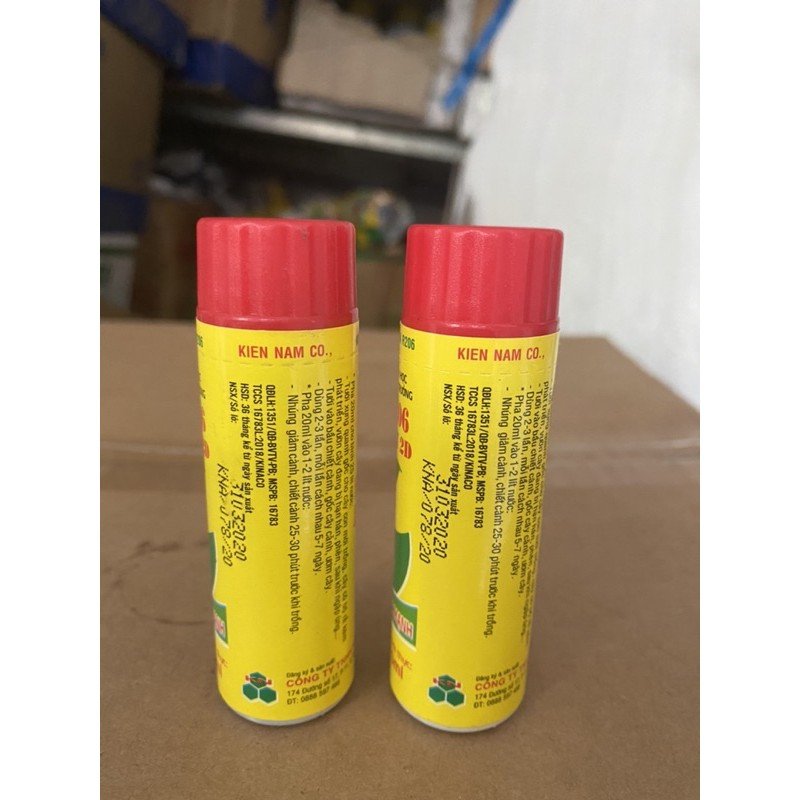 Phân bón NPK sinh học Kina R26 ra rễ, bung chồi combo 2 lọ 2