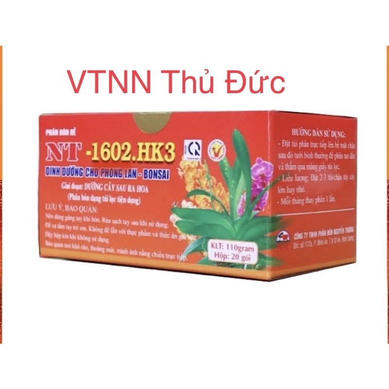 Phân bón túi lọc kích rễ lan HK3