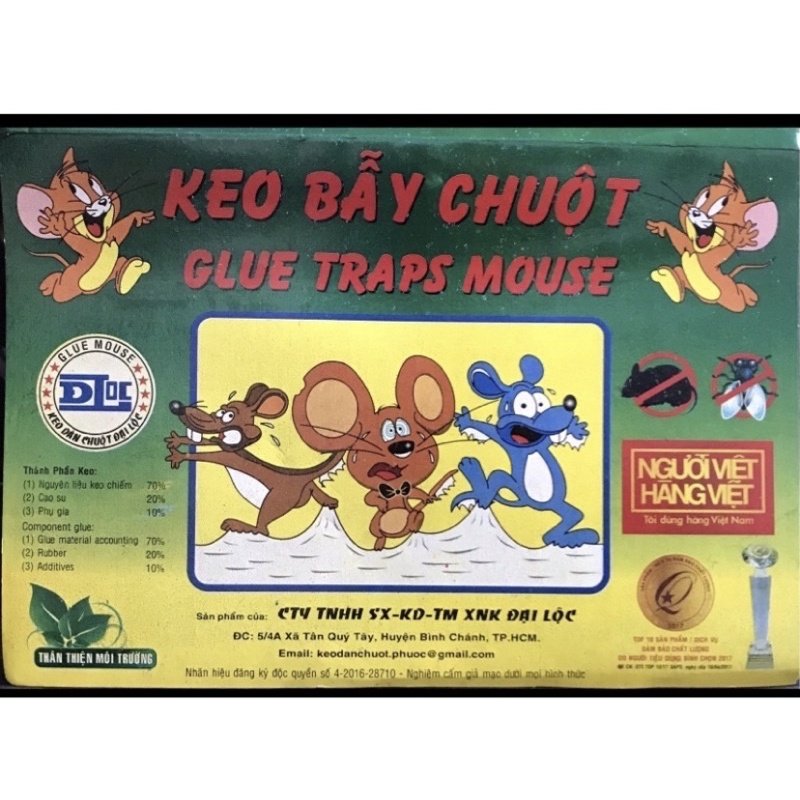 Keo dính chuột combo 2 miếng