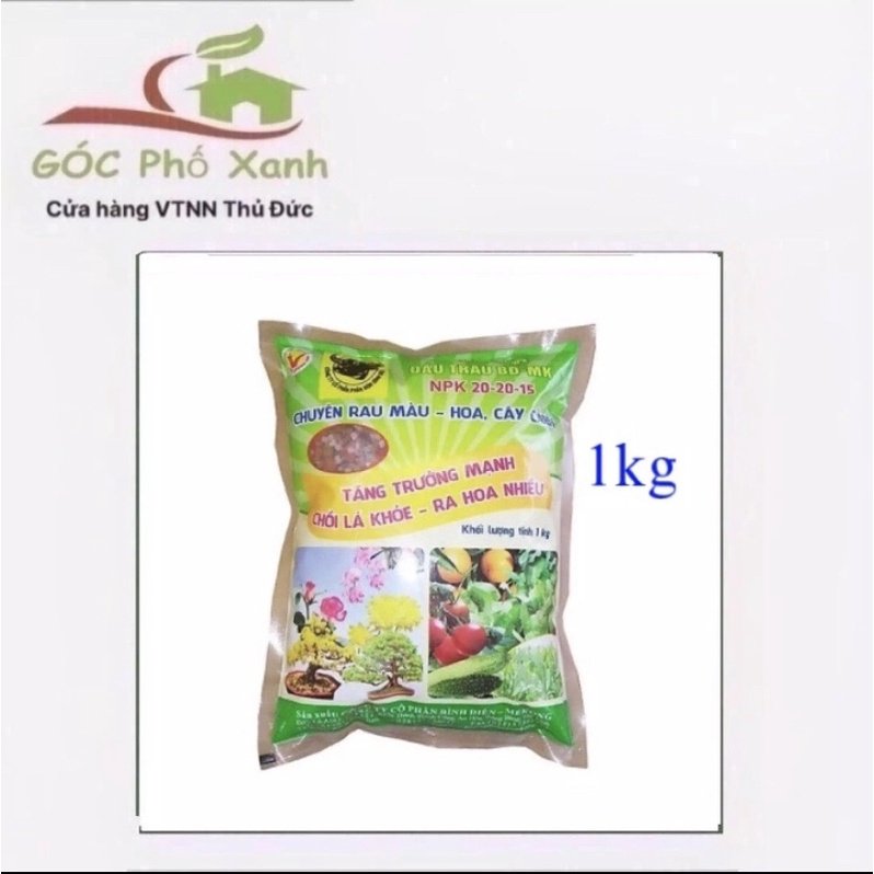 Phân bón Đầu trâu MK 20-20-15 gói 1kg