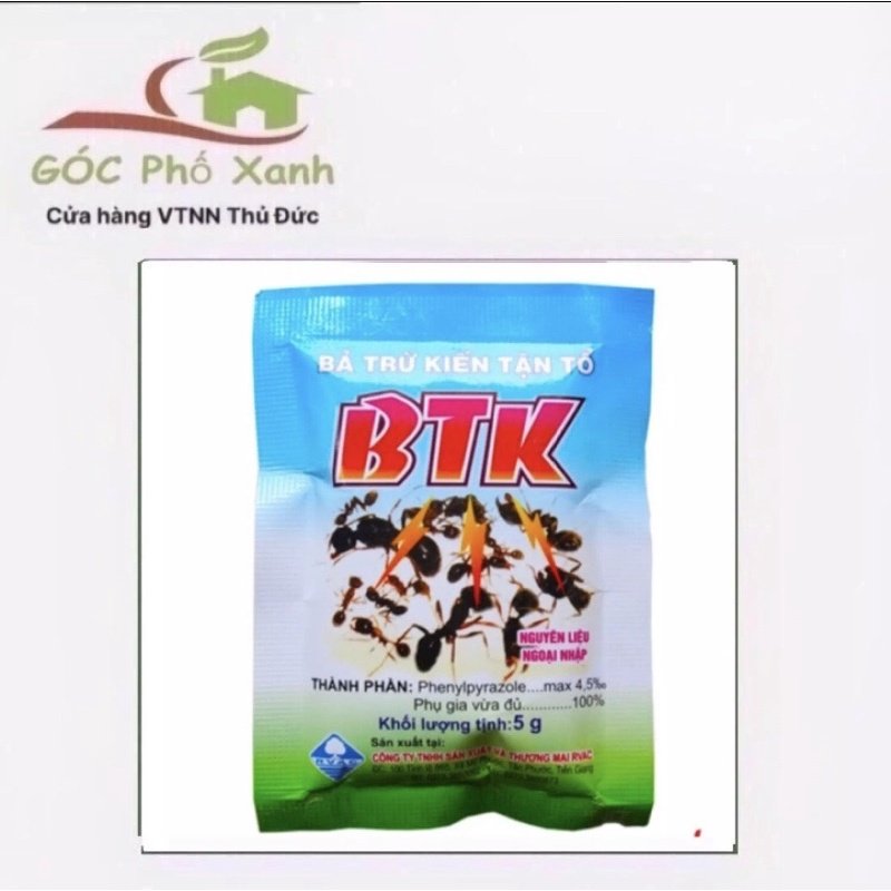 Bã trừ kiến BTK, diệt kiến tận gốc, hiệu quả tức thì