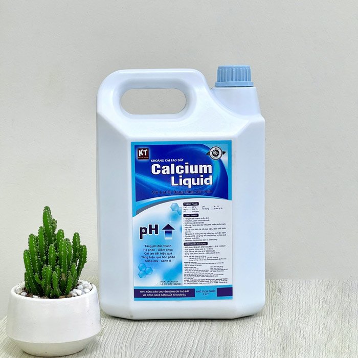 CALCIUM LIQUID – Khoáng cải tạo đất (Vôi CaCO3 dạng lỏng siêu mịn)