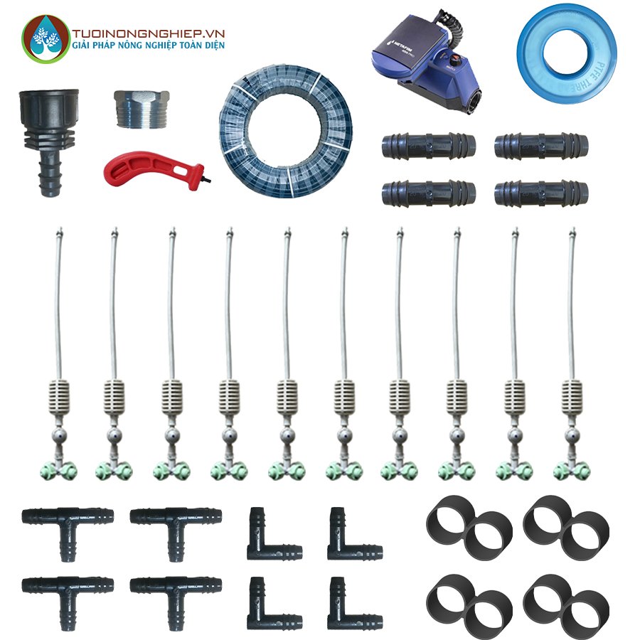 Combo tưới phun sương Coolnet – hẹn giờ tưới tự động cho vườn Lan diện tích 10m2 2