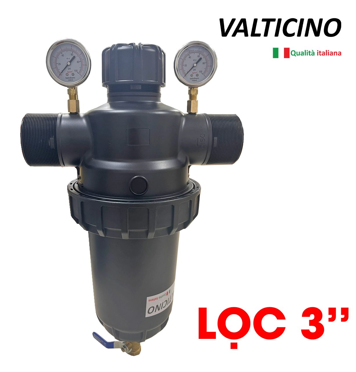 Lọc đĩa 3″- Hãng Valticino Italy – F90TD-X-AGL 3”