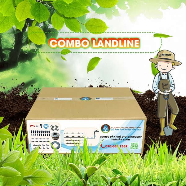 Combo dây tưới nhỏ giọt cho sân vườn (CB-Landline-1)