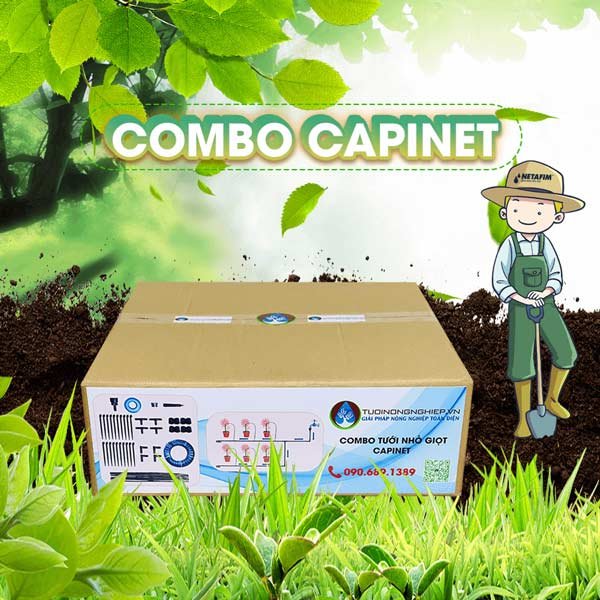 Bộ kit tưới nhỏ giọt cắm tại chậu (CB-Capinet)