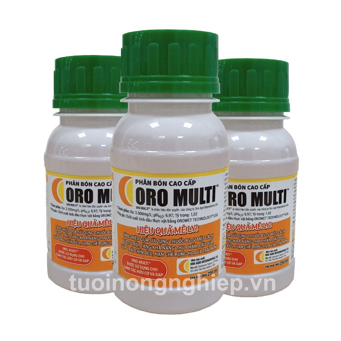 Phân bón cao cấp ORO MULTI (WETCIT)- ORO AGRI (USA) 2