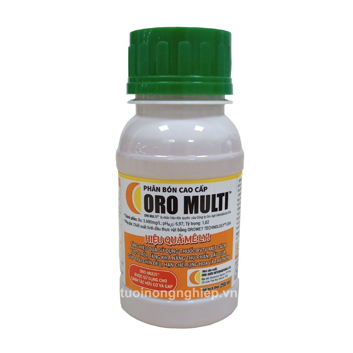 Phân bón cao cấp ORO MULTI (WETCIT)- ORO AGRI (USA)