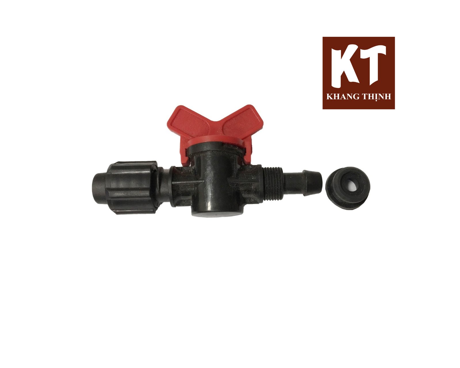 Khởi thuỷ van 16mm kt (đai vặn) kèm gioăng cao su (5 bộ/gói)