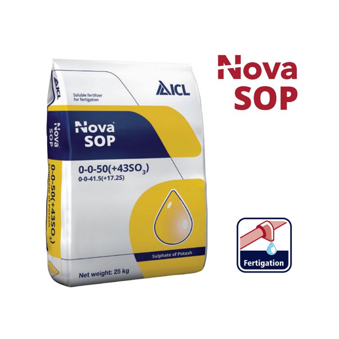 Phân bón Nova SOP 0-0-50+43SO3 (25kg/bao) – ICL 2