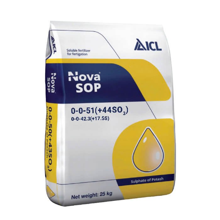 Phân bón Nova SOP 0-0-50+43SO3 (25kg/bao) – ICL