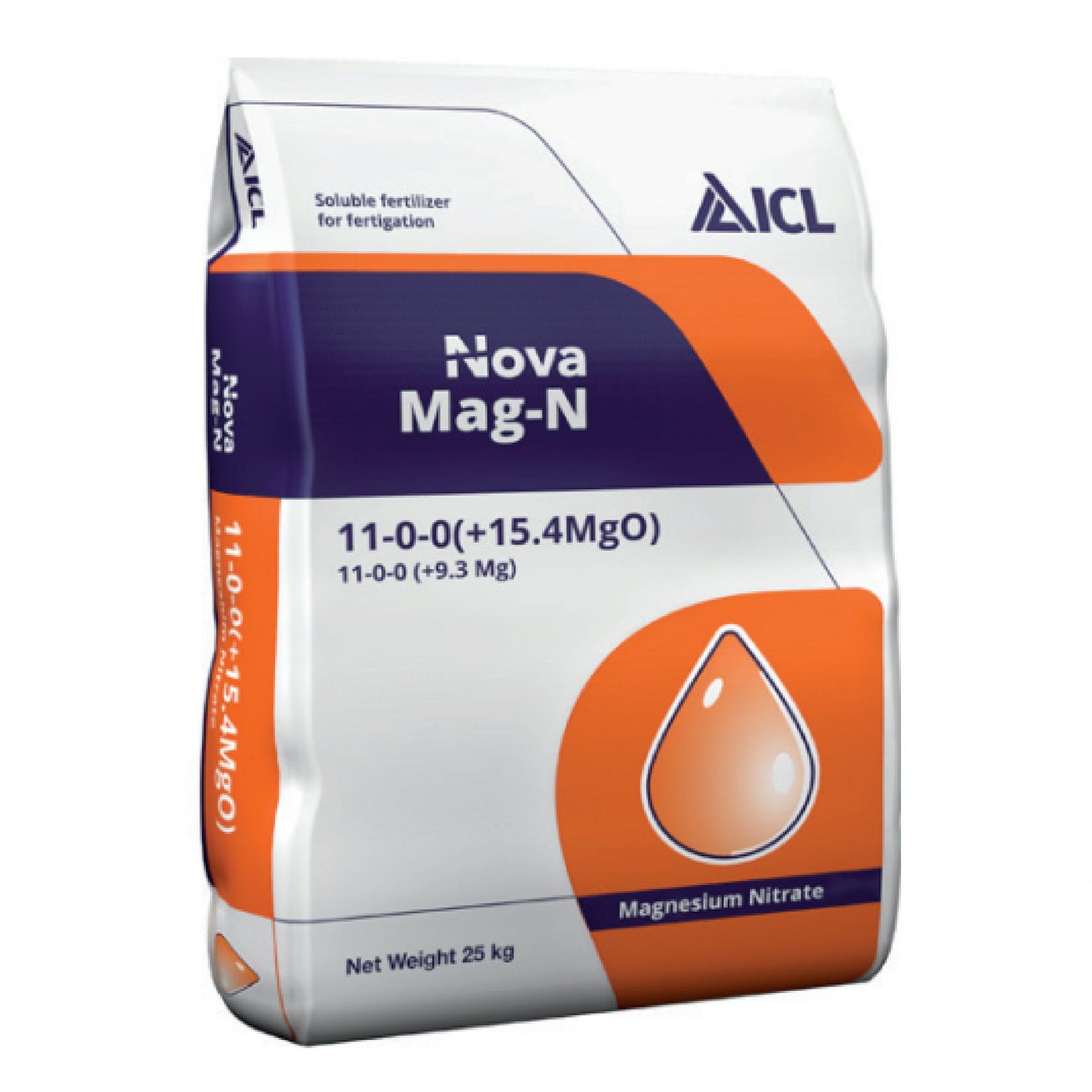 Phân bón Nova Mag-N 11-0-0+15.4MgO (Magnesium Nitrate) (25kg/bao) – ICL
