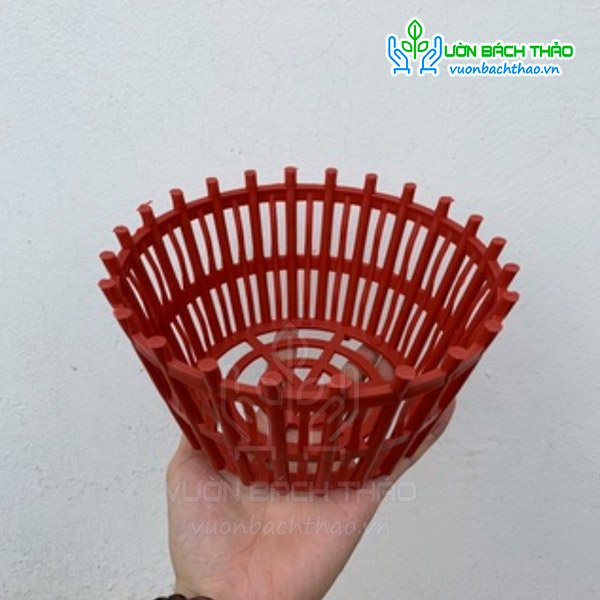 Chậu Nhựa Giả Gỗ Trồng Cây Phong Lan 3