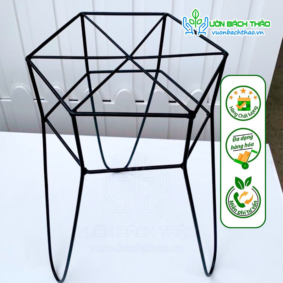 Đôn Sắt,Chân Sắt Kê Chậu 28x36cm