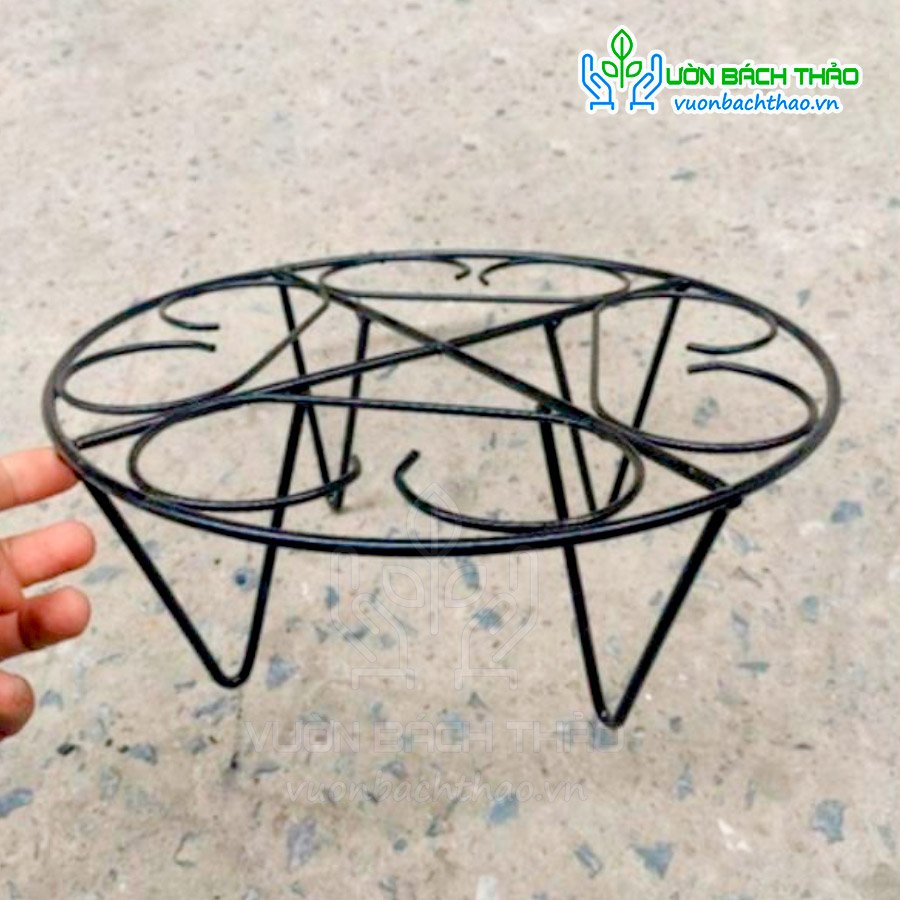 Đôn Sắt, Đế Sắt Tròn Kê Chậu Cây Nặng 2
