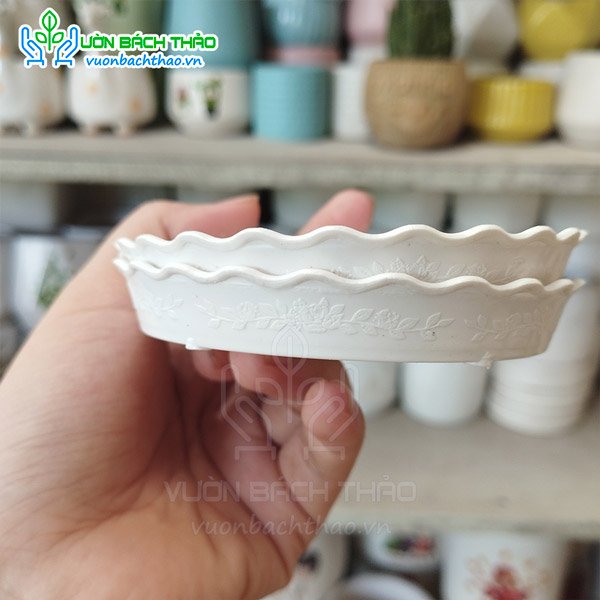Dĩa nhựa lót đáy chậu nhiều size 2